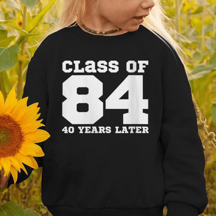 Class Of 1984 40 Years Later Reunions SQUAD Back To School Graphic Toddler Sweatshirt
