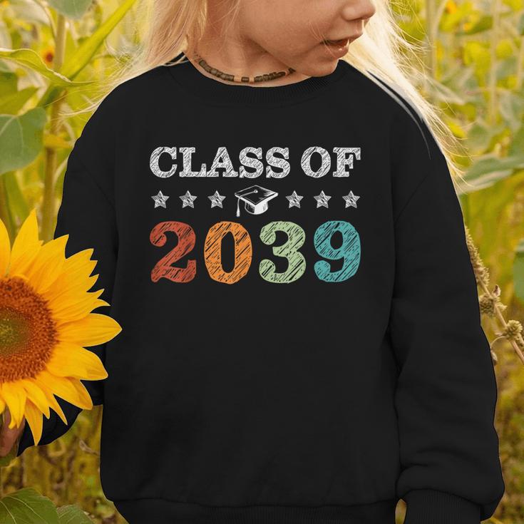 Class Of 2039 Grow With Me First Day School Back To School Graphic Toddler Sweatshirt
