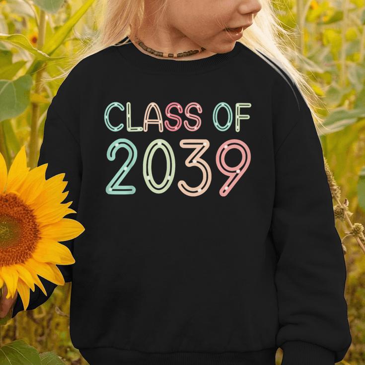Class Of 2039 Grow With Me Kindergarten Back To School Graphic Toddler Sweatshirt