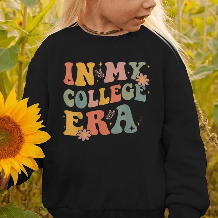 In My College Era First Day Of University Back To School Graphic Toddler Sweatshirt