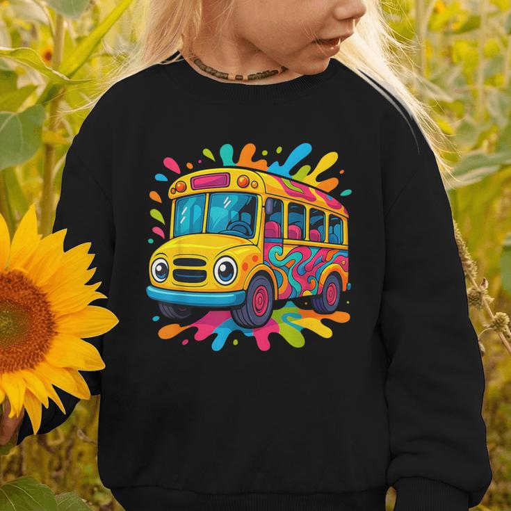 Colorful School Bus Driver Back To School Men Women Kids Graphic Toddler Sweatshirt Colorful School Bus Driver Back To School Men Women Kids Graphic Toddler Sweatshirt