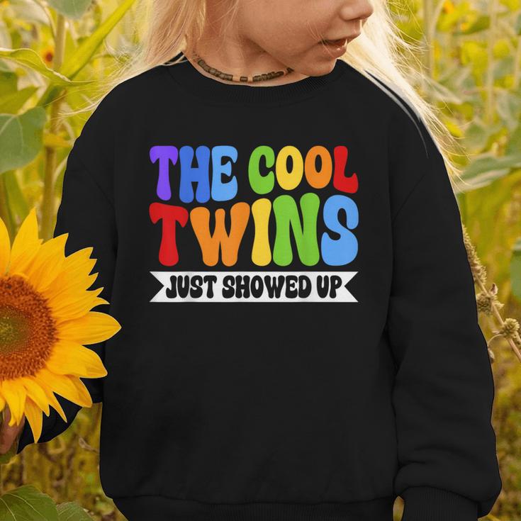 Cool Twins Just Showed Up Kid Boy Teen Twin Back To School Graphic Toddler Sweatshirt Cool Twins Just Showed Up Kid Boy Teen Twin Back To School Graphic Toddler Sweatshirt