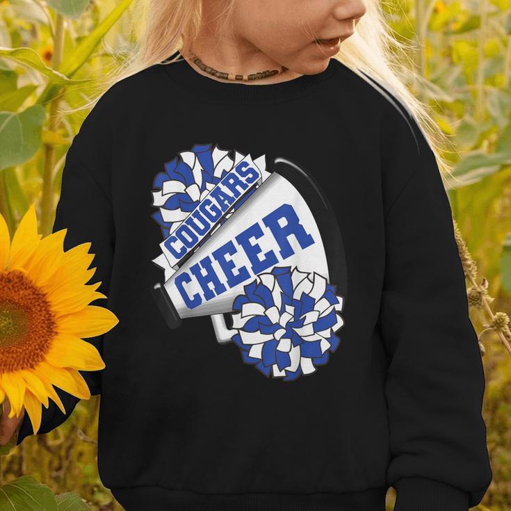 Cougars Cheer Back To School Cheerleading Spirit B Graphic Toddler Sweatshirt Cougars Cheer Back To School Cheerleading Spirit B Graphic Toddler Sweatshirt
