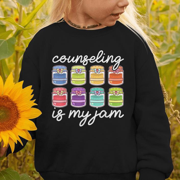 Counseling Is My Jam School Counselor Back To School Graphic Toddler Sweatshirt Counseling Is My Jam School Counselor Back To School Graphic Toddler Sweatshirt