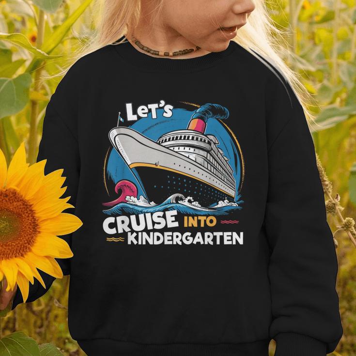 Cruise Ship Kindergarten Back To School Boys Girls Kids Graphic Toddler Sweatshirt Cruise Ship Kindergarten Back To School Boys Girls Kids Graphic Toddler Sweatshirt
