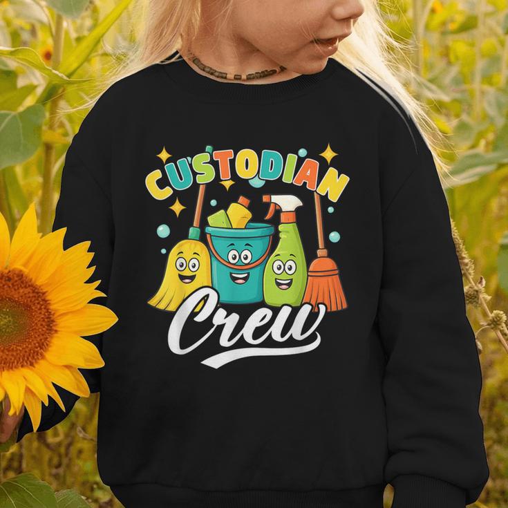 Custodial Crew Back To School Custodial Staff Graphic Toddler Sweatshirt Custodial Crew Back To School Custodial Staff Graphic Toddler Sweatshirt