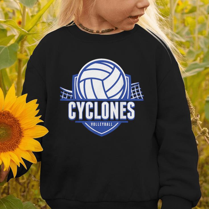 Cyclones Volleyball Back To School Spirit B Graphic Toddler Sweatshirt