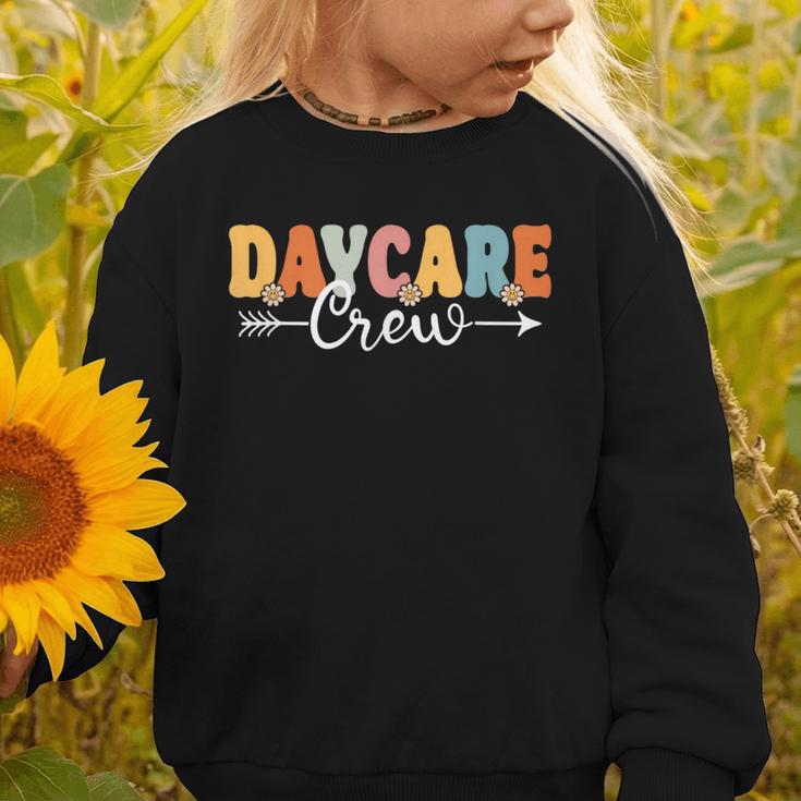 Daycare Crew Back To School Childcare Provider Graphic Toddler Sweatshirt Daycare Crew Back To School Childcare Provider Graphic Toddler Sweatshirt