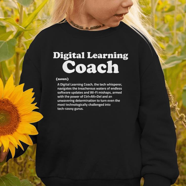 Digital Learning Coach Definition Sarcastic Back To School Graphic Toddler Sweatshirt Digital Learning Coach Definition Sarcastic Back To School Graphic Toddler Sweatshirt
