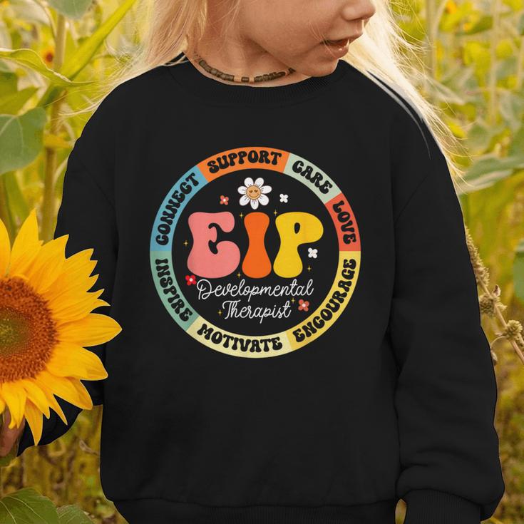 EIP Developmental Therapist Appreciation Week Back To School Graphic Toddler Sweatshirt