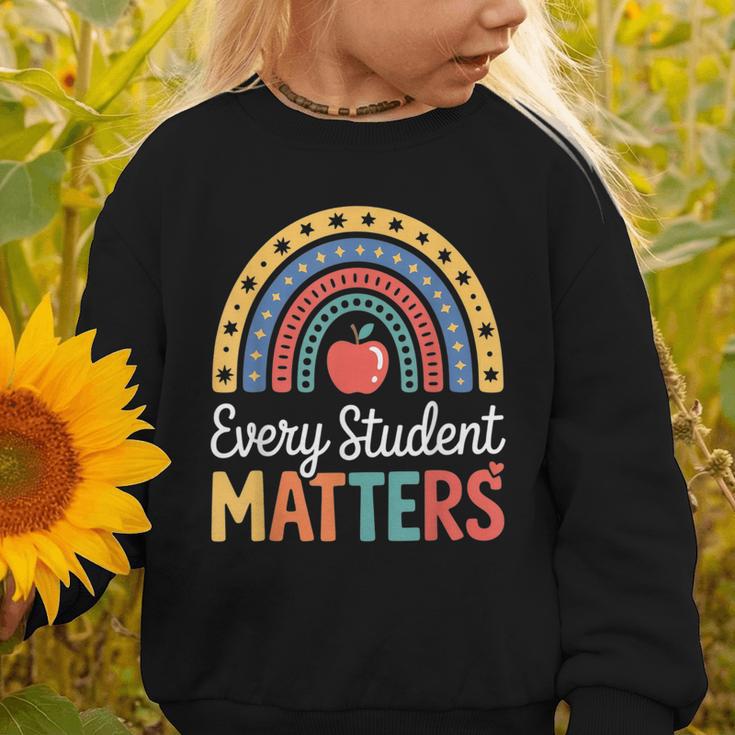 Every Student Matters Paraprofessional Back To School Graphic Toddler Sweatshirt Every Student Matters Paraprofessional Back To School Graphic Toddler Sweatshirt