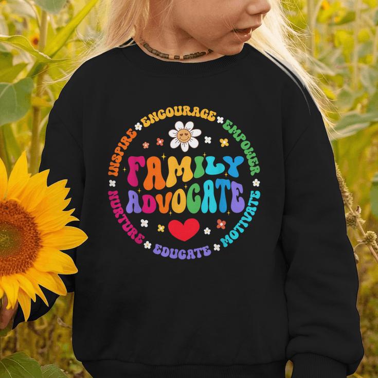 Family Advocate Appreciation Week Back To School PTO Graphic Toddler Sweatshirt Family Advocate Appreciation Week Back To School PTO Graphic Toddler Sweatshirt