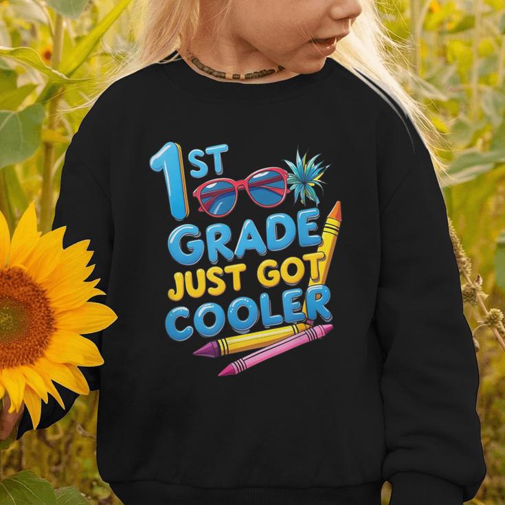 First Day Of First Grade Shirt Boys Girls Back To School Graphic Toddler Sweatshirt First Day Of First Grade Shirt Boys Girls Back To School Graphic Toddler Sweatshirt