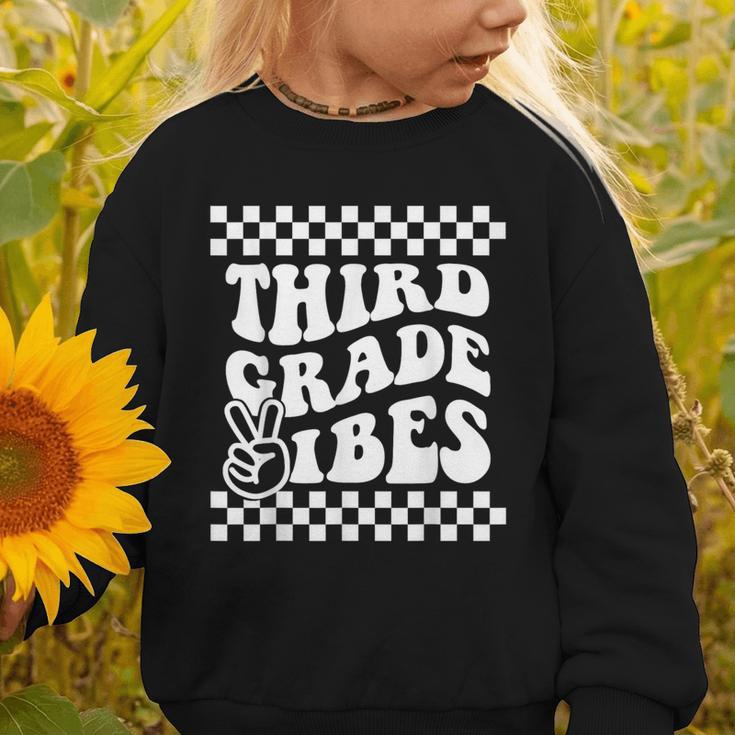 First Day Of Third Grade Vibes Girls Back To School Boys Graphic Toddler Sweatshirt First Day Of Third Grade Vibes Girls Back To School Boys Graphic Toddler Sweatshirt