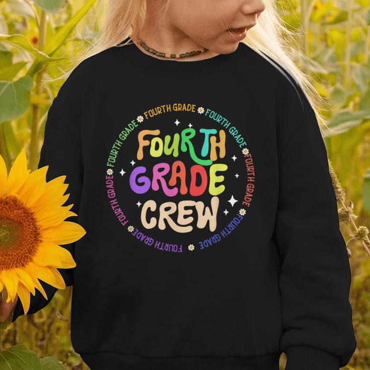 Fourth Grade Crew Back To School 4th Grade Team Graphic Toddler Sweatshirt Fourth Grade Crew Back To School 4th Grade Team Graphic Toddler Sweatshirt