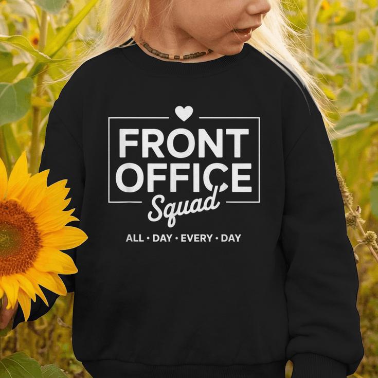 Front Office Squad Back To School Staff Appreciation Graphic Toddler Sweatshirt Front Office Squad Back To School Staff Appreciation Graphic Toddler Sweatshirt