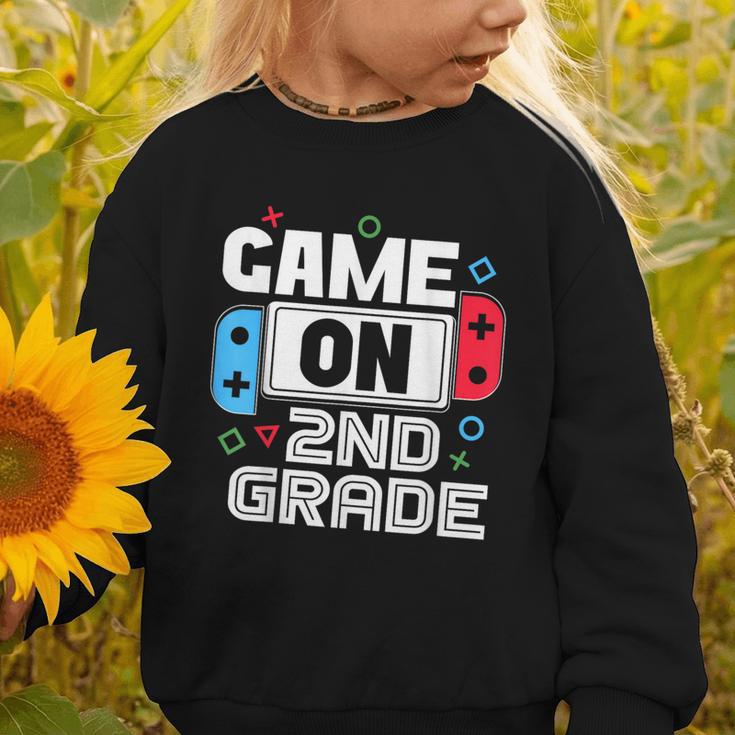 Gamer Back To School Game 2nd Grade Kids Boys Graphic Toddler Sweatshirt Gamer Back To School Game 2nd Grade Kids Boys Graphic Toddler Sweatshirt