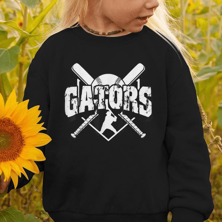 Gators Baseball Back To School Spirit Graphic Toddler Sweatshirt Gators Baseball Back To School Spirit Graphic Toddler Sweatshirt