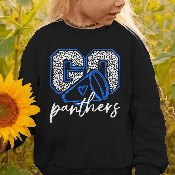 Go Cheer Panthers School Sports Name Spirit Back To School Graphic Toddler Sweatshirt