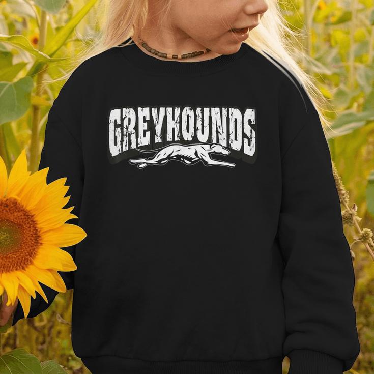 Greyhounds Mascot Back To School Team Spirit Graphic Toddler Sweatshirt Greyhounds Mascot Back To School Team Spirit Graphic Toddler Sweatshirt