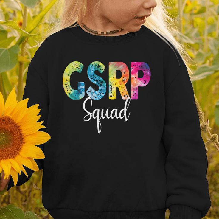 GSRP Squad Tie Dye Back To School Women Appreciation Graphic Toddler Sweatshirt GSRP Squad Tie Dye Back To School Women Appreciation Graphic Toddler Sweatshirt
