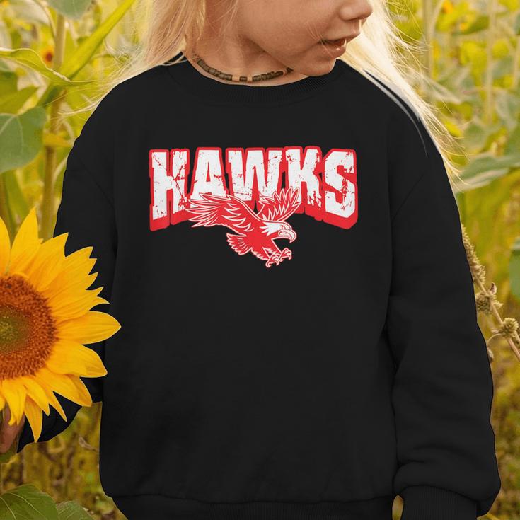 Hawks Back To School Spirit R Graphic Toddler Sweatshirt Hawks Back To School Spirit R Graphic Toddler Sweatshirt
