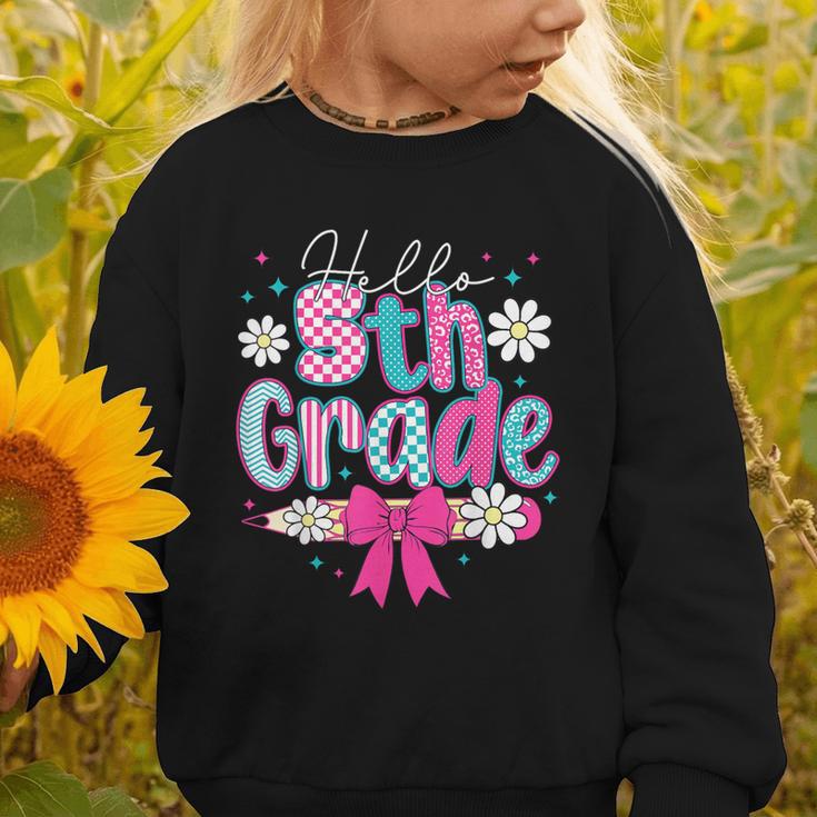 Hello Fifth Grade Team 5th Grade Back To School Boys Girls Graphic Toddler Sweatshirt Hello Fifth Grade Team 5th Grade Back To School Boys Girls Graphic Toddler Sweatshirt