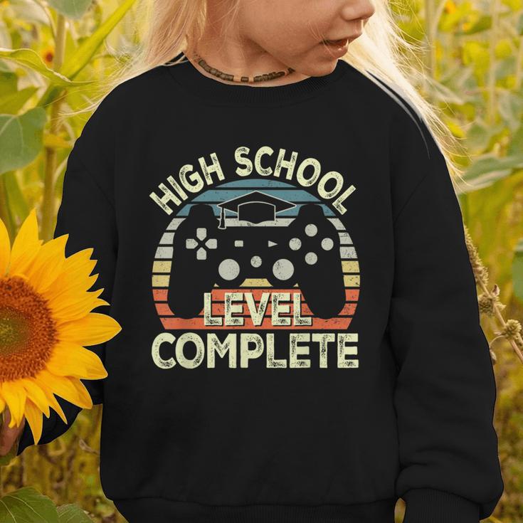 High School Level Unlocked Video Game Back To School Boys Graphic Toddler Sweatshirt High School Level Unlocked Video Game Back To School Boys Graphic Toddler Sweatshirt