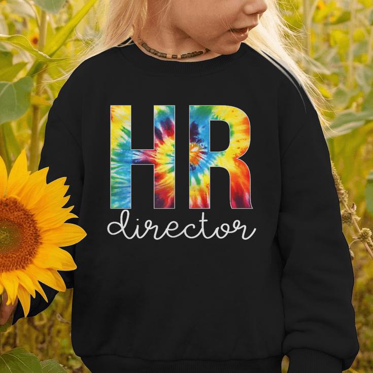 HR Director For Work Tie Dye Back To School Appreciation Day Graphic Toddler Sweatshirt HR Director For Work Tie Dye Back To School Appreciation Day Graphic Toddler Sweatshirt