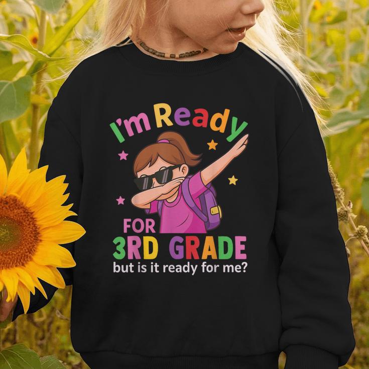 I'm Ready For 3rd Grade Girl Back To School For Students Graphic Toddler Sweatshirt I'm Ready For 3rd Grade Girl Back To School For Students Graphic Toddler Sweatshirt