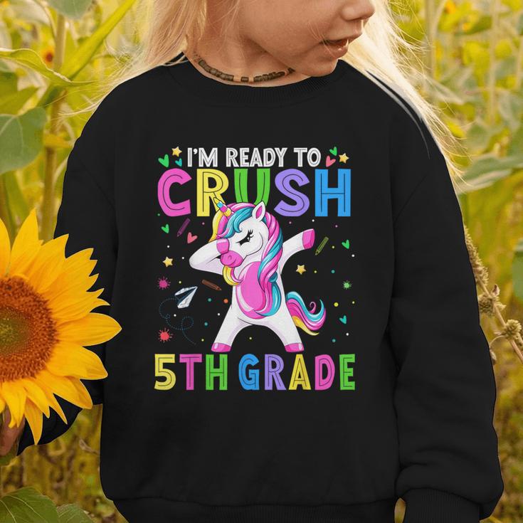 I'm Ready For Fifth Grade Back To School 5th Grade Girls Graphic Toddler Sweatshirt I'm Ready For Fifth Grade Back To School 5th Grade Girls Graphic Toddler Sweatshirt