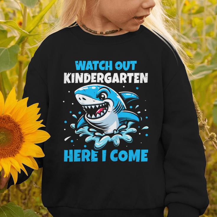 Kids Back To School Watch Out Kindergarten Here I Come Shark Boys Graphic Toddler Sweatshirt Kids Back To School Watch Out Kindergarten Here I Come Shark Boys Graphic Toddler Sweatshirt