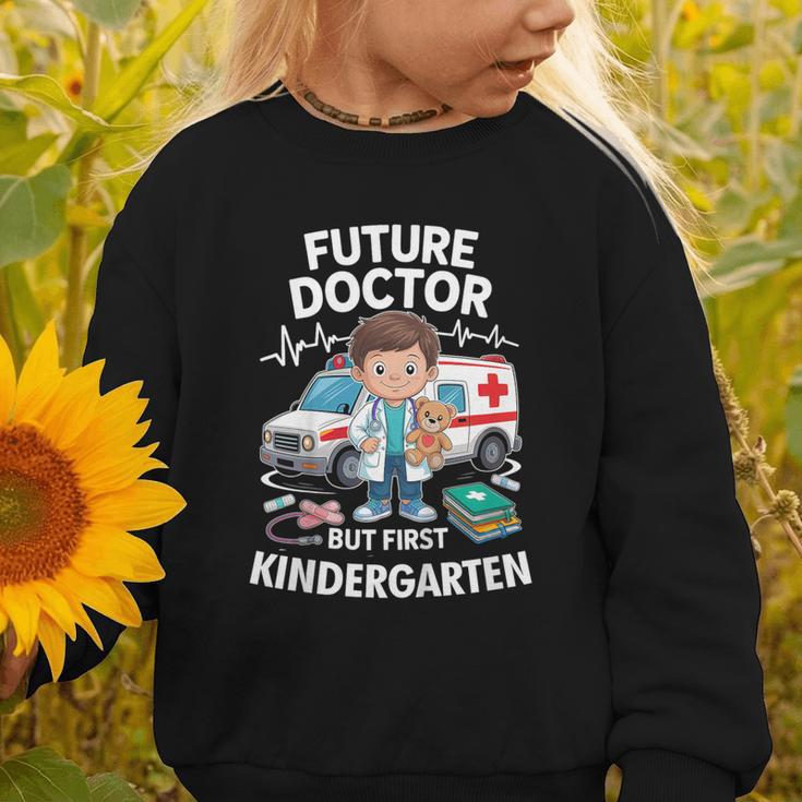 Kids Future Doctor Kindergarten Student Back To School Boy Kids Graphic Toddler Sweatshirt Kids Future Doctor Kindergarten Student Back To School Boy Kids Graphic Toddler Sweatshirt