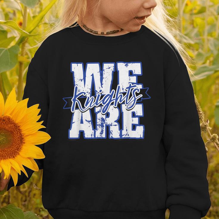 We Are Knights Back To School Spirit B Graphic Toddler Sweatshirt