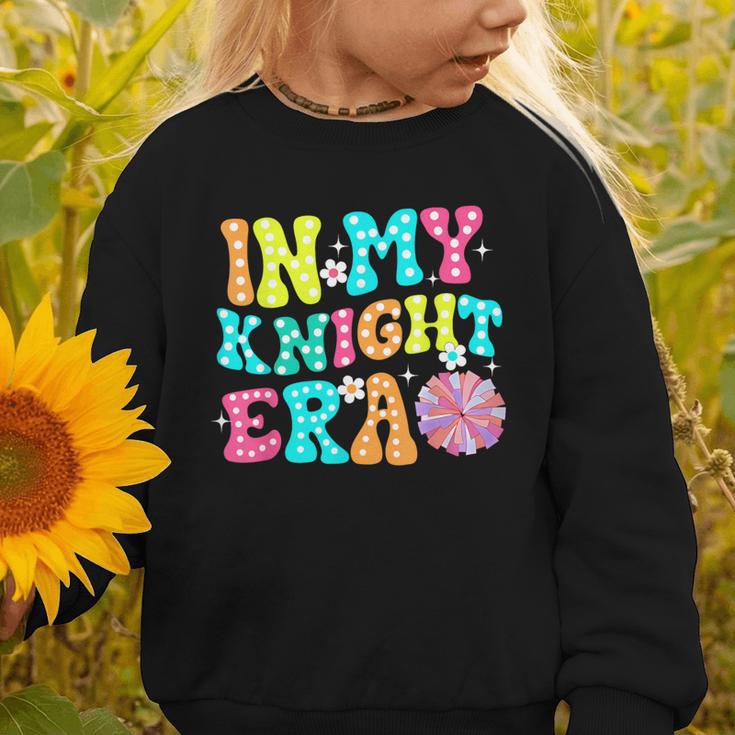 In My Knights Era Back To School Spirit Game Retro Groovy Graphic Toddler Sweatshirt