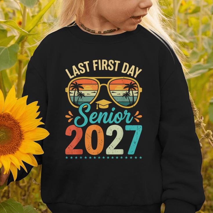 Last First Day Senior 2027 Back To School Students Tee Graphic Toddler Sweatshirt Last First Day Senior 2027 Back To School Students Tee Graphic Toddler Sweatshirt