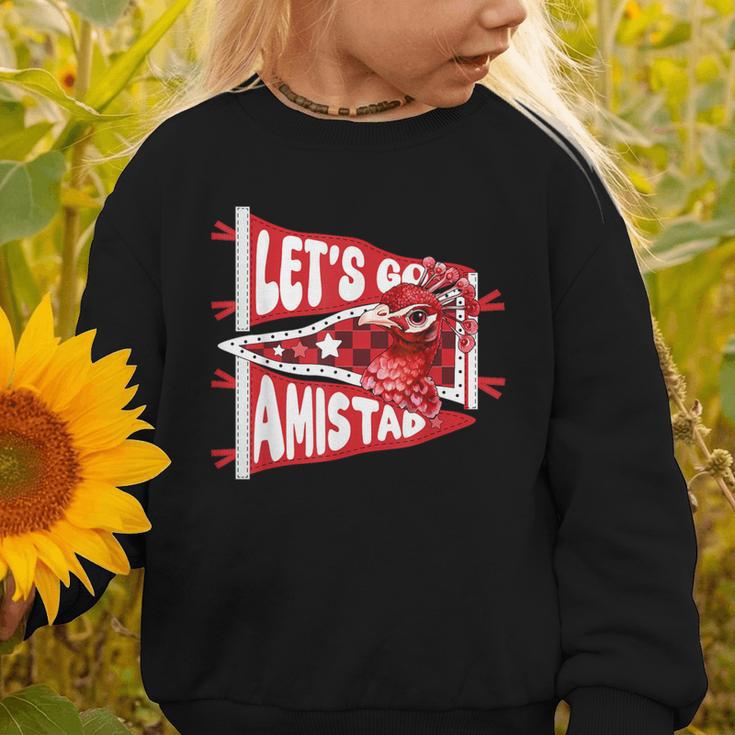 Let's Go Amistad Friendship Back To School Spirit Graphic Toddler Sweatshirt