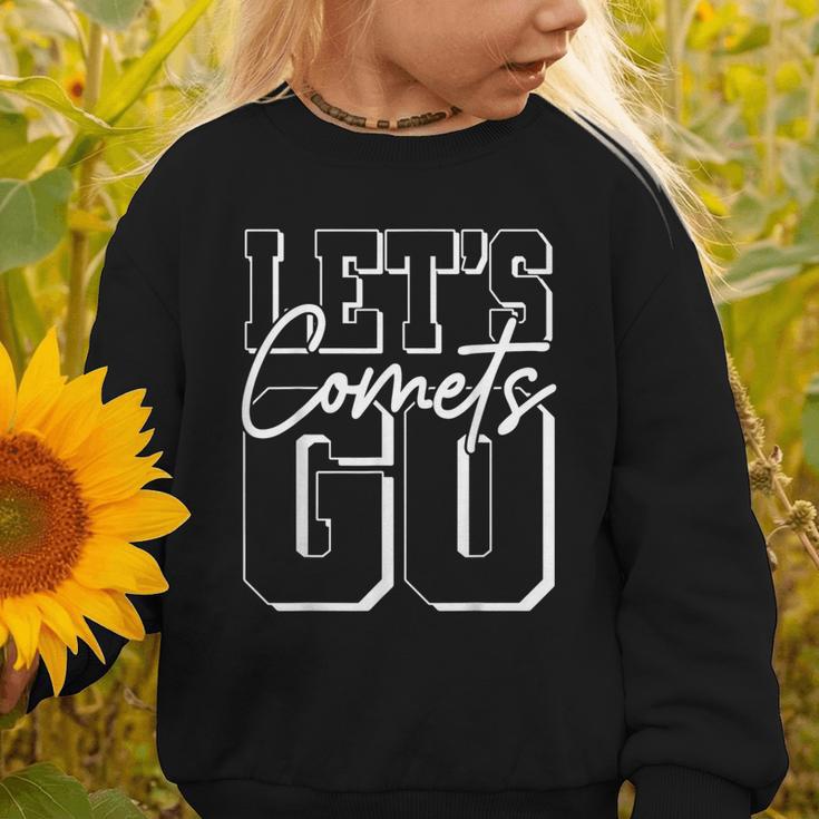 Let's Go Comets Back To School Spirit Graphic Toddler Sweatshirt