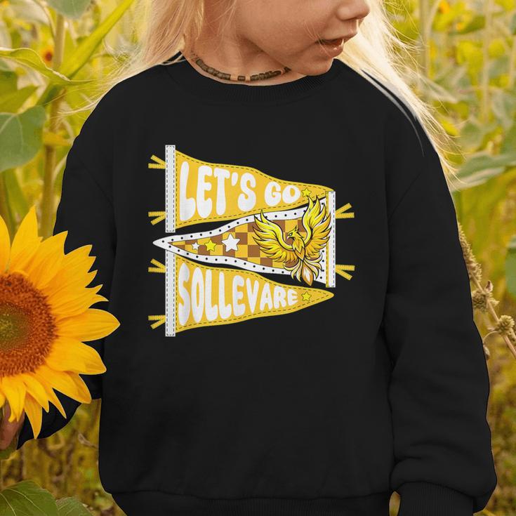 Let's Go Sollevare Uplift Back To School Spirit Graphic Toddler Sweatshirt