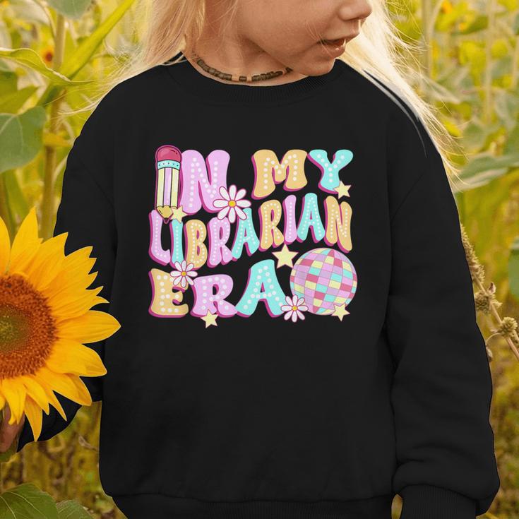 In My Librarian Era Cool Back To School Outfit Girl Women Graphic Toddler Sweatshirt