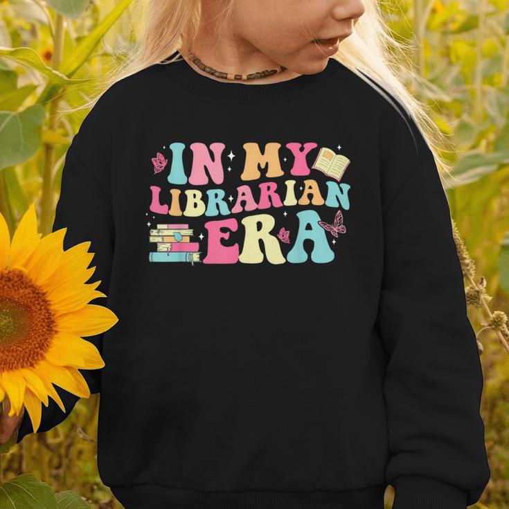 In My Librarian Era Last Day Of School Back To School Graphic Toddler Sweatshirt In My Librarian Era Last Day Of School Back To School Graphic Toddler Sweatshirt