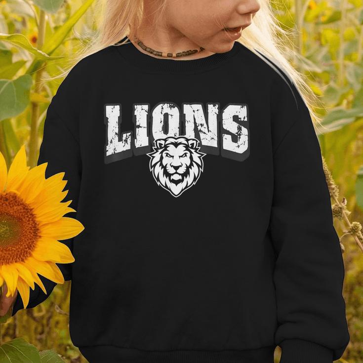 Lions Back To School Spirit Graphic Toddler Sweatshirt