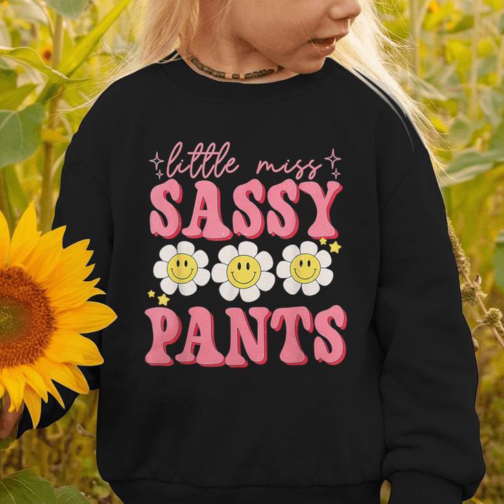 Little Miss Sassy Pants Back To School Girls Graphic Toddler Sweatshirt Little Miss Sassy Pants Back To School Girls Graphic Toddler Sweatshirt