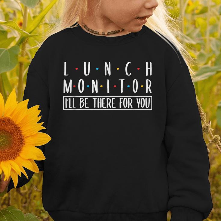 Lunch Monitor School Cafeteria Back To School Canteen Graphic Toddler Sweatshirt Lunch Monitor School Cafeteria Back To School Canteen Graphic Toddler Sweatshirt