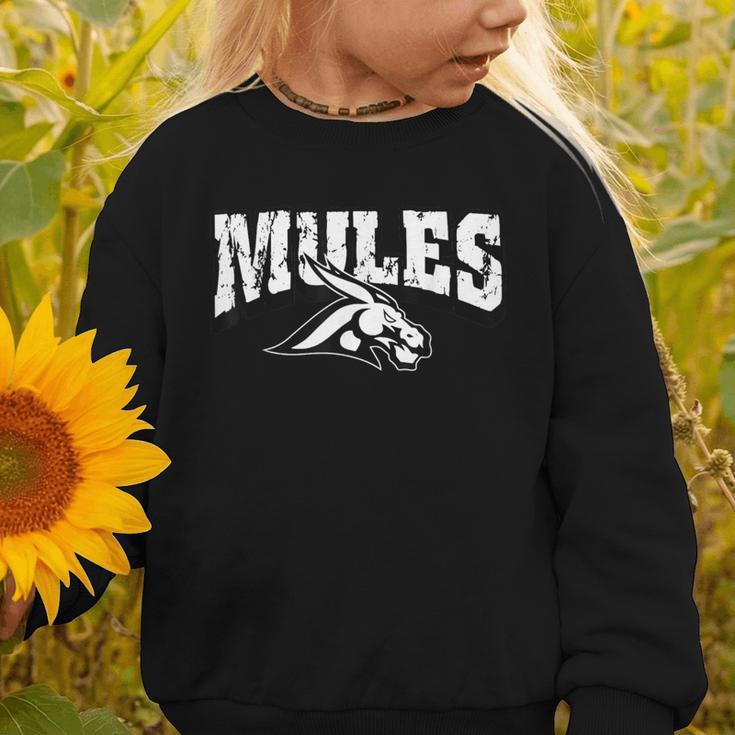 Mules Back To School Spirit Graphic Toddler Sweatshirt Mules Back To School Spirit Graphic Toddler Sweatshirt