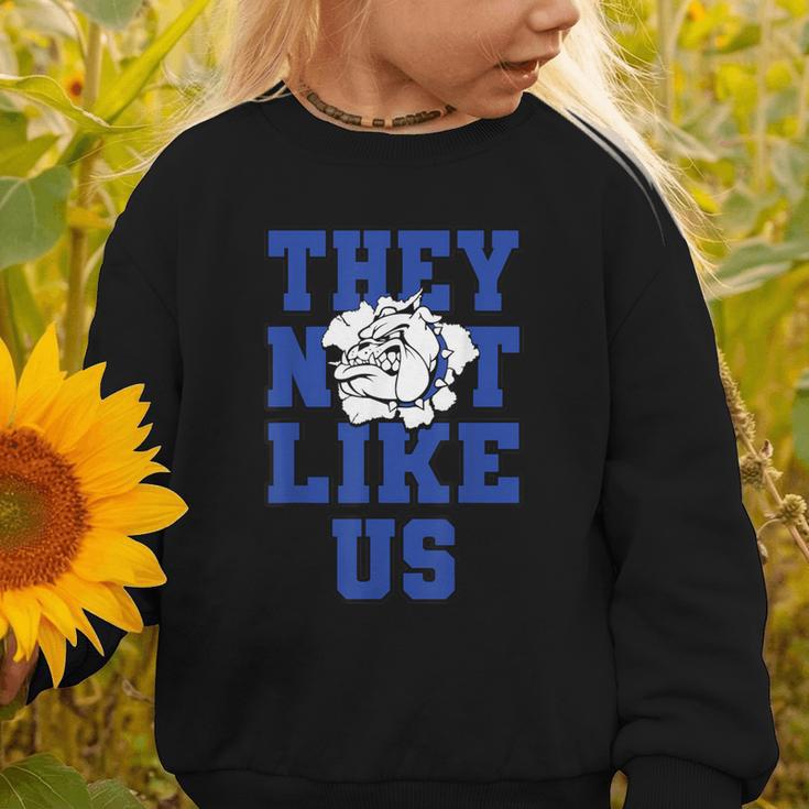 Not Like Bulldog Back To School Spirit B Graphic Toddler Sweatshirt Not Like Bulldog Back To School Spirit B Graphic Toddler Sweatshirt