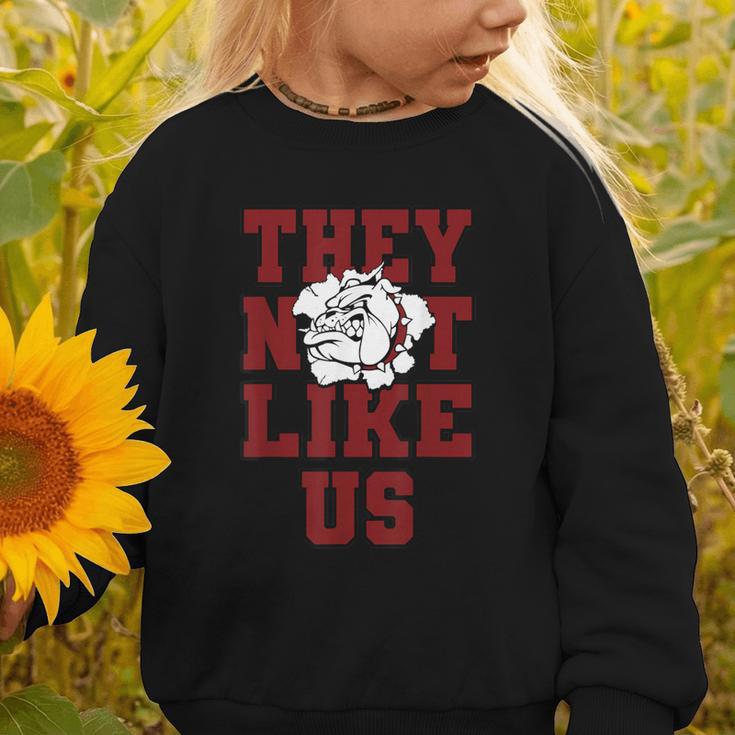 Not Like Bulldog Back To School Spirit M Graphic Toddler Sweatshirt Not Like Bulldog Back To School Spirit M Graphic Toddler Sweatshirt