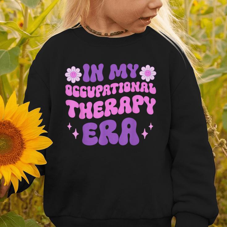 In My Occupational Therapy Era Groovy OT Back To School Graphic Toddler Sweatshirt In My Occupational Therapy Era Groovy OT Back To School Graphic Toddler Sweatshirt