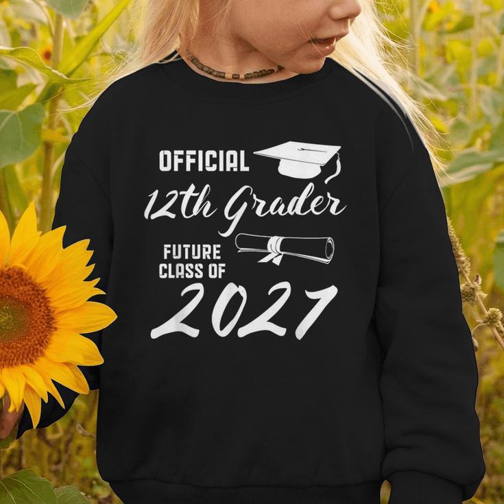 Official 12th Grader Future Class Of 2027 Back To School Graphic Toddler Sweatshirt Official 12th Grader Future Class Of 2027 Back To School Graphic Toddler Sweatshirt
