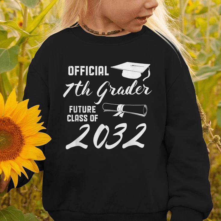 Official 7th Grader Future Class Of 2032 Back To School Graphic Toddler Sweatshirt Official 7th Grader Future Class Of 2032 Back To School Graphic Toddler Sweatshirt